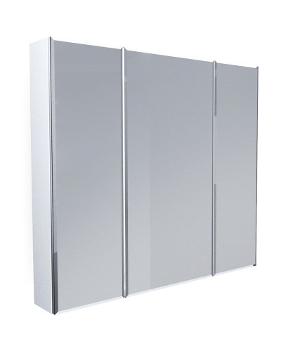 Зеркальный шкаф 1MarKa Соната 90 Белый глянцевый