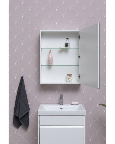 Зеркальный шкаф Aquanet Палермо 60 203939 Белый