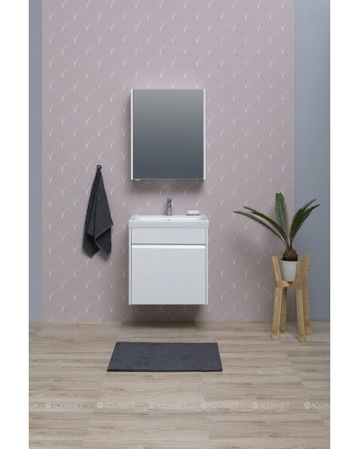 Зеркальный шкаф Aquanet Палермо 60 203939 Белый