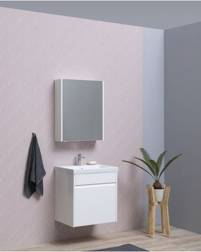 Зеркальный шкаф Aquanet Палермо 60 203939 Белый