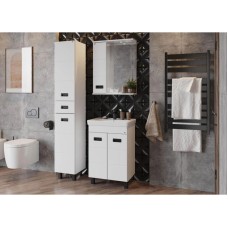 Зеркальный шкаф 58х71,2 см белый глянец L Onika Балтика 205848