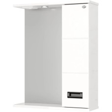 Зеркальный шкаф 58х71,2 см белый глянец R Onika Балтика 205846
