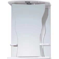 Зеркальный шкаф 55х71,2 см белый глянец R Onika Каприз 205511