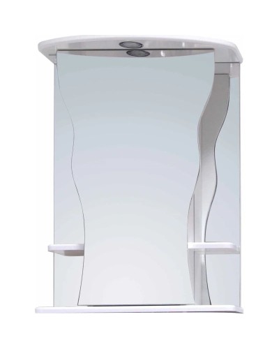 Зеркальный шкаф 55х71,2 см белый глянец R Onika Каприз 205511