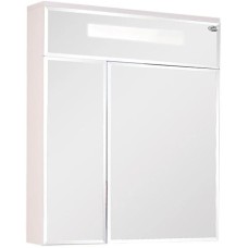 Зеркальный шкаф 70х73,6 см белый глянец Onika Сигма 207016