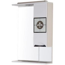 Зеркальный шкаф 62х85 см белый глянец R Onika Флорена 206206