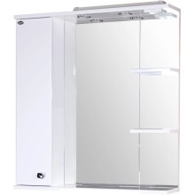 Зеркальный шкаф 80,8х85 см белый глянец L Onika Эльбрус 208021