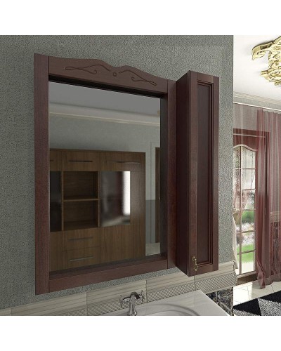Зеркало со шкафом Orange Classic 85 Орех