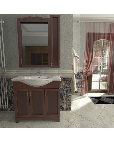 Зеркало со шкафом Orange Classic 85 Орех