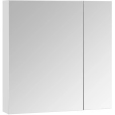 Зеркальный шкаф 70х70 см белый глянец Акватон Асти 1A263402AX010
