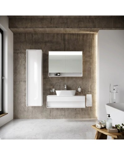 Зеркальный шкаф 100х74 см белый глянец Ravak MC Step 1000 X000001421