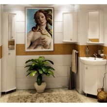 Зеркальный шкаф 42х81,6 см белый глянец R Corozo Флоренция SD-00000018