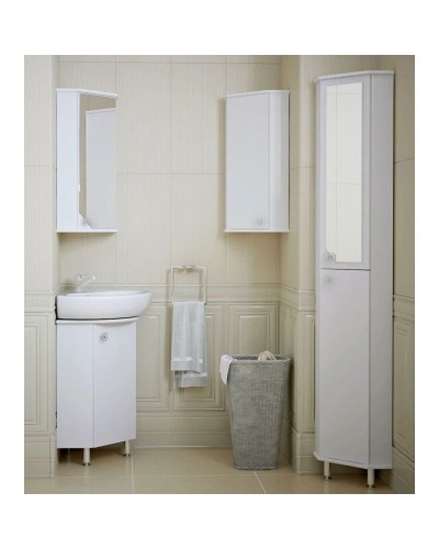 Зеркальный шкаф 42х81,6 см белый глянец R Corozo Флоренция SD-00000018