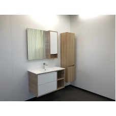 Зеркало со шкафом Comforty Гамбург 90 00004142227 Дуб сонома