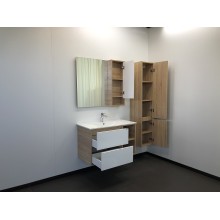 Зеркало со шкафом Comforty Гамбург 90 00004142227 Дуб сонома