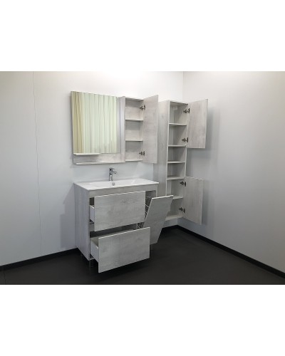 Зеркало со шкафом Comforty Верона 90 00004136714 Дуб белый