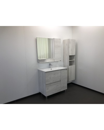 Зеркало со шкафом Comforty Верона 90 00004136714 Дуб белый