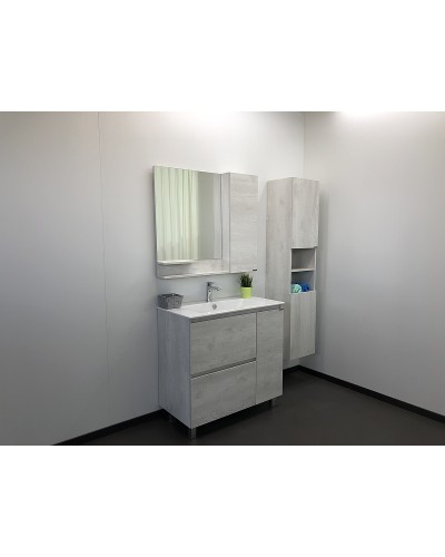 Зеркало со шкафом Comforty Верона 90 00004136714 Дуб белый