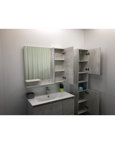 Зеркало со шкафом Comforty Верона 90 00004136714 Дуб белый