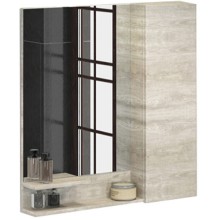 Зеркало со шкафом Comforty Верона 75 00004137100 Дуб белый