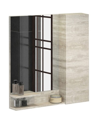 Зеркало со шкафом Comforty Верона 75 00004137100 Дуб белый