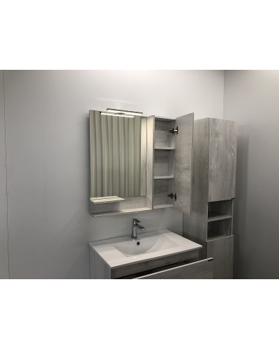 Зеркало со шкафом Comforty Верона 75 00004137100 Дуб белый