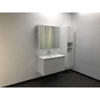 Зеркальный шкаф Comforty Женева 90 00004137132 Дуб белый