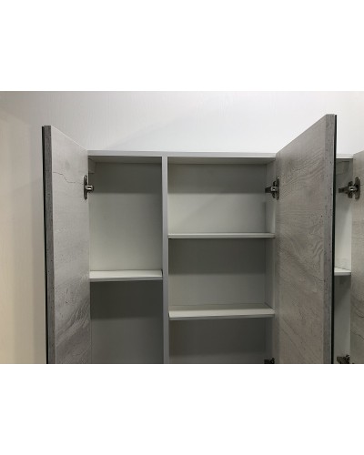 Зеркальный шкаф Comforty Женева 90 00004137132 Дуб белый