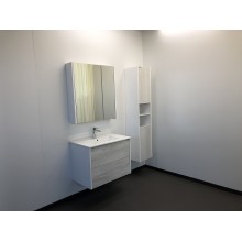 Зеркальный шкаф Comforty Женева 75 00004137096 Дуб белый