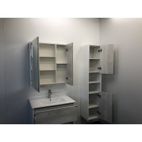 Зеркальный шкаф Comforty Женева 75 00004137096 Дуб белый