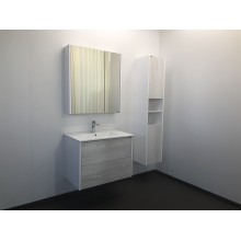 Зеркальный шкаф Comforty Женева 75 00004137096 Дуб белый