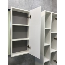 Зеркало со шкафом Comforty Милан 90 00004137130 Белый глянец