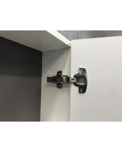 Зеркало со шкафом Comforty Милан 90 00004137130 Белый глянец