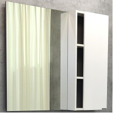 Зеркало со шкафом Comforty Милан 90 00004137130 Белый глянец