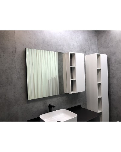 Зеркало со шкафом Comforty Милан 120 00004136261 Белый глянец