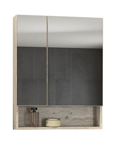 Зеркальный шкаф Comforty Парма 60 00004143488 Дуб дымчатый