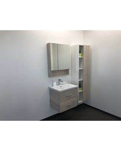 Зеркальный шкаф Comforty Парма 60 00004143488 Дуб дымчатый