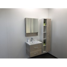 Зеркальный шкаф Comforty Парма 60 00004143488 Дуб дымчатый