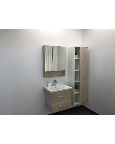 Зеркальный шкаф Comforty Парма 60 00004143488 Дуб дымчатый