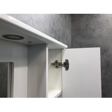 Зеркальный шкаф Comforty Палермо 80 00004139246 Белый глянец