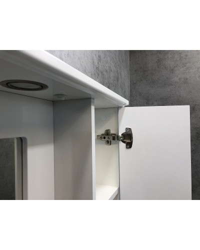 Зеркальный шкаф Comforty Палермо 80 00004139246 Белый глянец