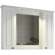 Зеркальный шкаф Comforty Палермо 120 00004142365 Белый глянец