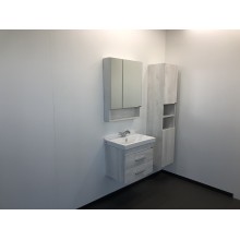 Зеркальный шкаф Comforty Никосия 60 00004138878 Дуб белый