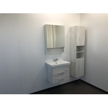 Зеркальный шкаф Comforty Никосия 60 00004138878 Дуб белый