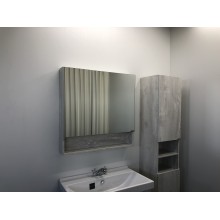 Зеркальный шкаф Comforty Никосия 80 00004138838 Дуб белый