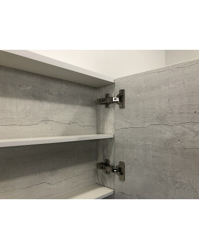 Зеркальный шкаф Comforty Никосия 80 00004138838 Дуб белый