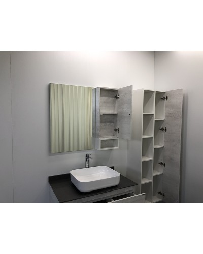 Зеркало со шкафом Comforty Прага 90 00004136263 Дуб белый