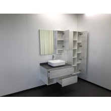 Зеркало со шкафом Comforty Прага 90 00004136263 Дуб белый