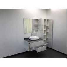 Зеркало со шкафом Comforty Прага 90 00004136263 Дуб белый