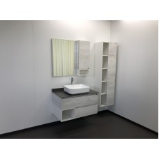 Зеркало со шкафом Comforty Прага 90 00004136263 Дуб белый